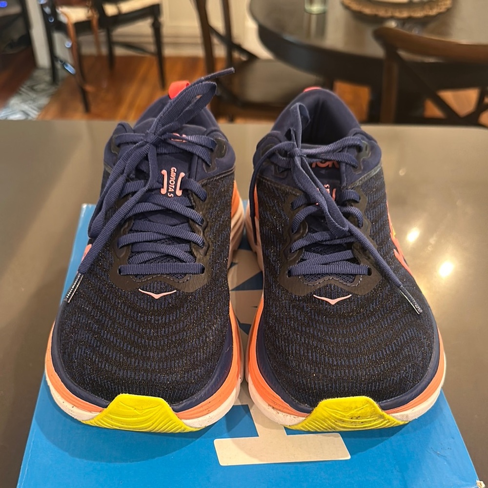 Hoka Women's Athletic Shoes - Navy and Pink